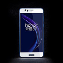 Скрийн протектор от закалено стъкло за 3D FULL SCREEN за Huawei Honor 8 FRD-L09 / Huawei Honor 8 FRD-L02 с бял кант